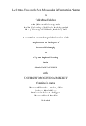 Cover page: Local Option Taxes and the New Subregionalism in Transportation Planning