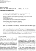 Cover page: EEGLAB, SIFT, NFT, BCILAB, and ERICA: New Tools for Advanced EEG Processing