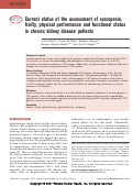 Cover page: Current status of the assessment of sarcopenia, frailty, physical performance and functional status in chronic kidney disease patients.