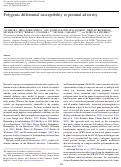 Cover page: Polygenic differential susceptibility to prenatal adversity