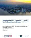 Cover page: New Minimum Energy Performance Standard for Air Conditioners in Ecuador