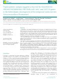 Cover page: Transcriptomic analysis suggests a key role for
              SQUAMOSA PROMOTER BINDING PROTEIN LIKE
              ,
              NAC
              and
              YUCCA
              genes in the heteroblastic development of the temperate rainforest tree
              Gevuina avellana
              (Proteaceae)