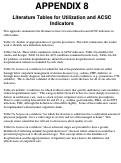 Cover page: Refinement of the HCUP Quality Indicators: Appendix 8A Literature Tables for Utilization and ACSC Indicators