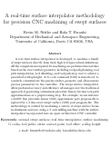 Cover page: A real-time surface interpolator methodology for precision CNC machining of swept surfaces