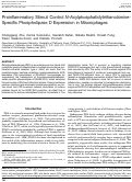 Cover page: Proinflammatory Stimuli Control N-Acylphosphatidylethanolamine-Specific Phospholipase D Expression in Macrophages