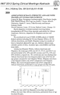 Cover page: Association of Race–Ethnicity and Age With Transplant in Dialysis Patients