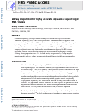 Cover page: Library preparation for highly accurate population sequencing of RNA viruses