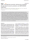 Cover page: UHRF1 upregulation mediates exosome release and tumor progression in osteosarcoma