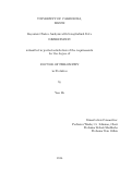 Cover page: Bayesian Cluster Analysis with Longitudinal Data