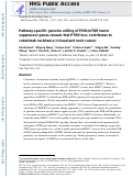 Cover page: Pathway-Specific Genome Editing of PI3K/mTOR Tumor Suppressor Genes Reveals that PTEN Loss Contributes to Cetuximab Resistance in Head and Neck Cancer