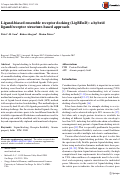 Cover page: Ligand-biased ensemble receptor docking (LigBEnD): a hybrid ligand/receptor structure-based approach