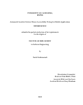 Cover page: Automated Assistive-Service Driven Accessibility Testing for Mobile Applications