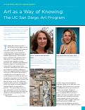 Cover page: 06.&nbsp;Art as a Way of Knowing: The UC San Diego Art Program