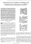 Cover page: A framework for cosynthesis of memory and communication architectures for MPSoC