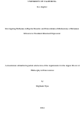 Cover page: Investigating Euthymia in Bipolar Disorder and Neurochemical Mechanisms of Ketamine Infusions in Treatment-Resistant Depression