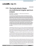 Cover page: The South Atlantic Dipole via multichannel singular spectrum analysis.