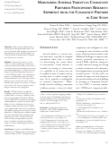 Cover page: Maintaining Internal Validity in Community Partnered Participatory Research: Experience from the Community Partners in Care Study.