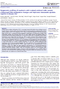 Cover page: Epigenomic profiling of newborns with isolated orofacial clefts reveals widespread DNA methylation changes and implicates metastable epiallele regions in disease risk