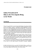 Cover page: Indien Personhood II: Baby in the Oven Sparks Being in the World