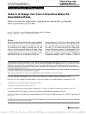 Cover page: Patterns of Change Over Time in Knee Bone Shape Are Associated with Sex.