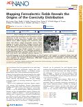 Cover page: Mapping Ferroelectric Fields Reveals the Origins of the Coercivity Distribution.