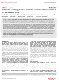 Cover page: Ensemble learning predicts multiple sclerosis disease course in the SUMMIT study.