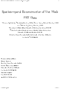 Cover page: Spatiotemporal reconstruction of list-mode PET data