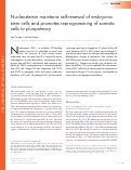 Cover page: Nucleostemin maintains self-renewal of embryonic stem cells and promotes reprogramming of somatic cells to pluripotency