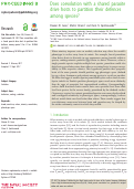 Cover page: Does coevolution with a shared parasite drive hosts to partition their defences among species?