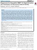 Cover page: Requirement for Drosophila SNMP1 for Rapid Activation and Termination of Pheromone-Induced Activity