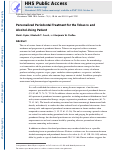 Cover page: Personalized periodontal treatment for the tobacco- and alcohol-using patient.