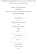 Cover page: Exploring Beliefs and Parenting Behaviors in Context: Mexican American Mothers’ Cultural Values and Responses to their Toddlers’ Emotions