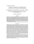 Cover page: BIOLOGICAL EFFECTS OF SURFACTANTS