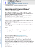 Cover page: ApoA-I mimetics favorably impact cyclooxygenase 2 and bioactive lipids that may contribute to cardiometabolic syndrome in chronic treated HIV