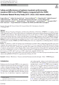 Cover page: Safety and effectiveness of ataluren in patients with nonsense mutation DMD in the STRIDE Registry compared with the CINRG Duchenne Natural History Study (2015-2022): 2022 interim analysis.