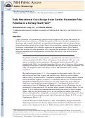 Cover page: Early Mesodermal Cues Assign Avian Cardiac Pacemaker Fate Potential in a Tertiary Heart Field