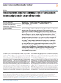 Cover page of Mechanism and reconstitution of circadian transcription in cyanobacteria