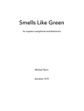 Cover page: Smells Like Green