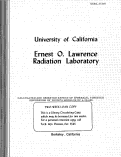 Cover page: CALCULATED AND OBSERVED EFFECT OF SPHERICAL TUNGSTEN DISPERSIONS OF YOUNG'S MODULUS OF A GLASS