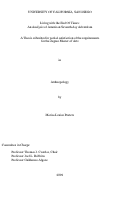 Cover page: Living with the end of times : an analysis of American Seventh-day Adventism