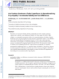 Cover page: Are Fearless Dominance Traits Superfluous in Operationalizing Psychopathy? Incremental Validity and Sex Differences