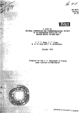 Cover page: A STUDY OF REGIONAL TEMPERATURE AND THERMOHYDROLOGICAL EFFECTS OF AN UNDERGROUND REPOSITORY FOR NUCLEAR WASTES IN HARD ROCK