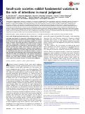 Cover page: Small-scale societies exhibit fundamental variation in the role of intentions in moral judgment