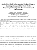 Cover page: An in-silico NMR laboratory for nuclear magnetic shieldings computed via finite fields: Exploring nucleus-specific renormalizations of MP2 and MP3