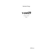 Cover page: venti9