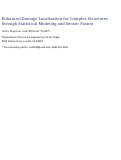 Cover page: Enhanced damage localization for complex structures through statistical modeling and sensor fusion