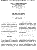 Cover page: The Relationship Between Inhibitory Control and Free Will Beliefs in 4-to 6-Year-Old-Children