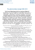 Cover page: The Global Methane Budget: 2000–2012