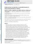 Cover page: Dentate nucleus iron deposition is a potential biomarker for tremor-dominant Parkinson's disease.