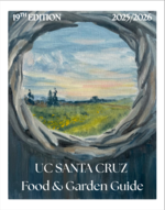 Cover page of 2025-2026 UC Santa Cruz Campus Food &amp; Garden Guide